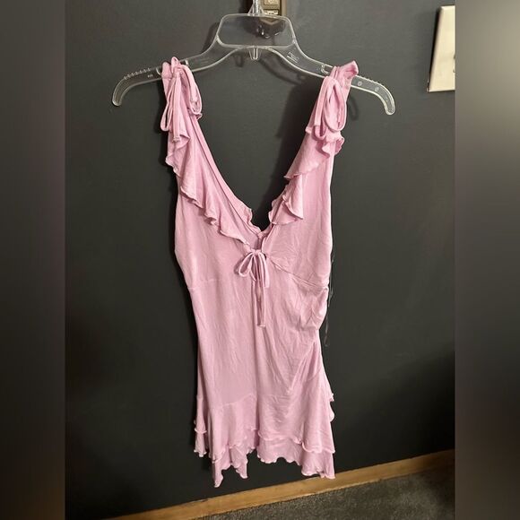 Wild Fable Women's Sleeveless Handkerchief Hem Fit&Flare Mini Dress Size S NWOT - Picture 5 of 9